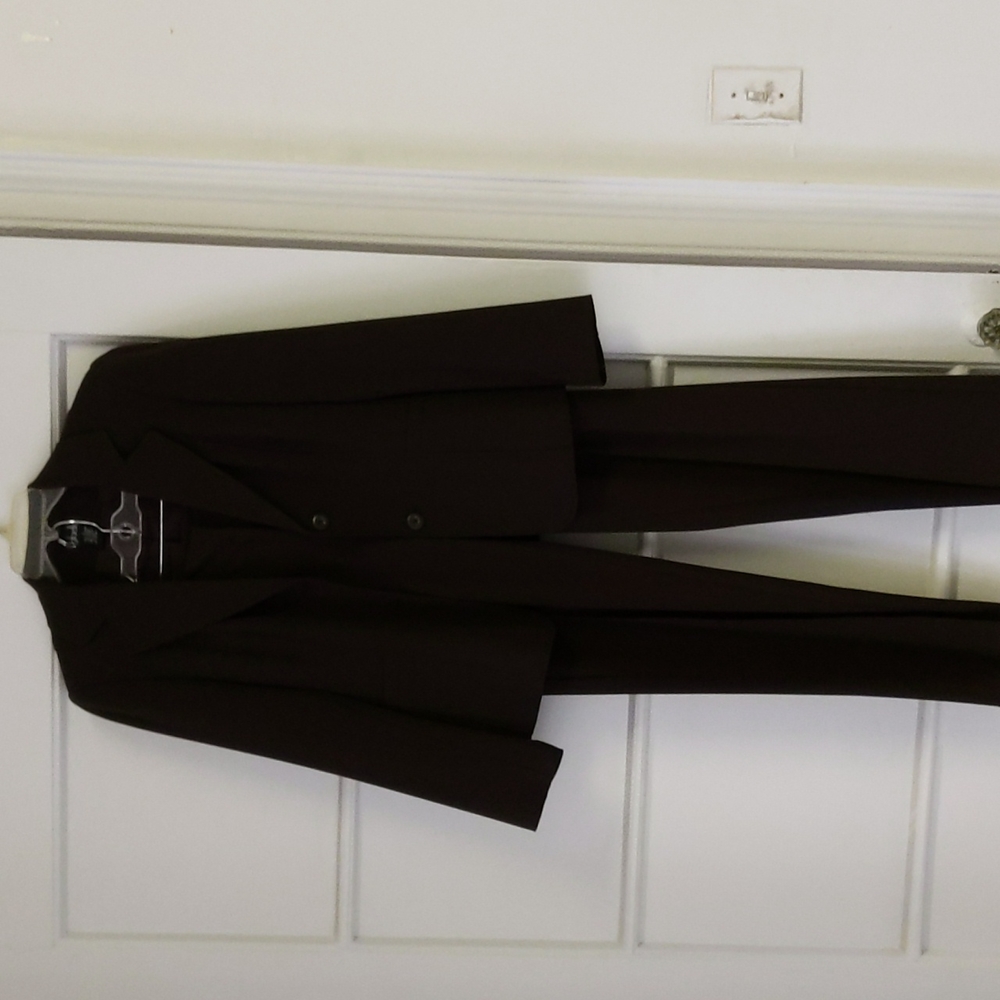 Rafaella Brown Pants Suit Sz 8